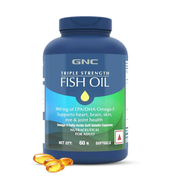 Gnc Triple Strenth Fish Oil 60Softgel |Omega 3